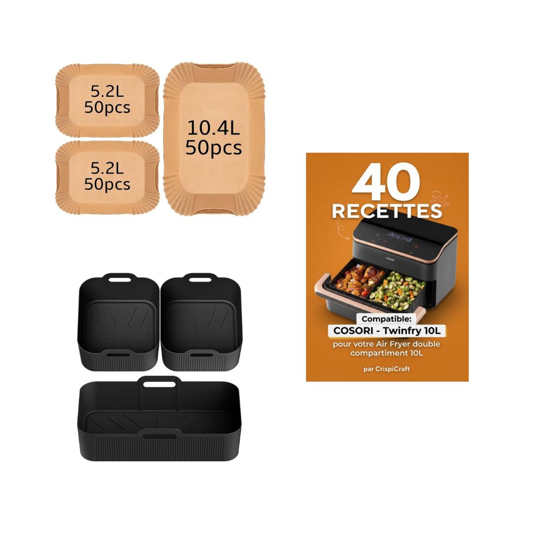 Pack Essentiel - Cosori Twinfry 10L