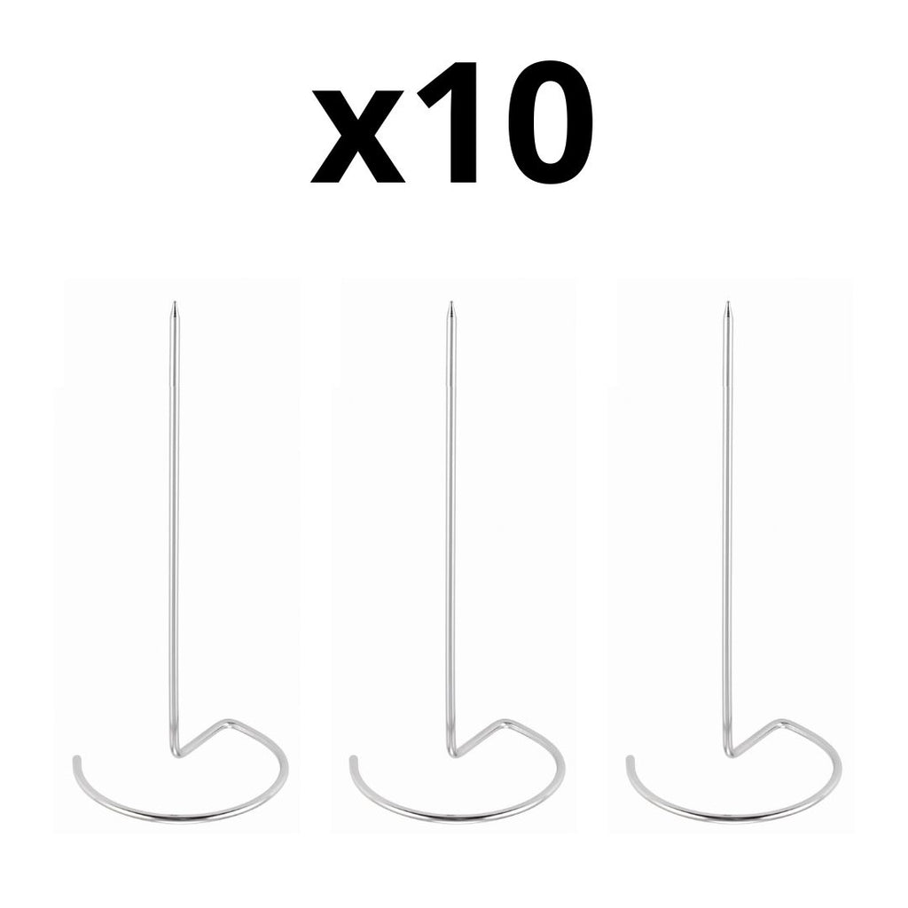 10 brochettes verticales en inox pour AirFryer