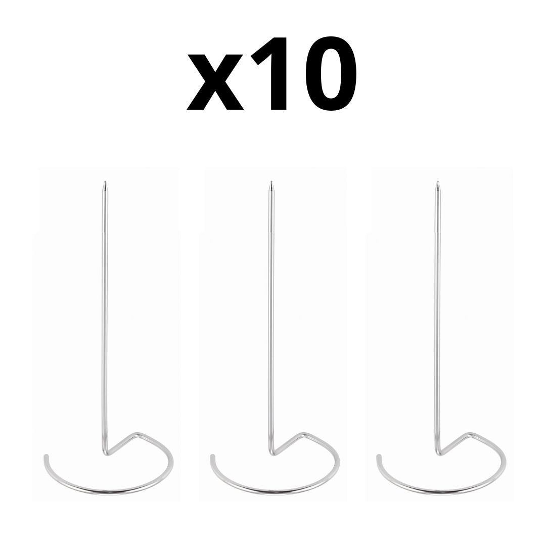 10 brochettes verticales en inox pour AirFryer