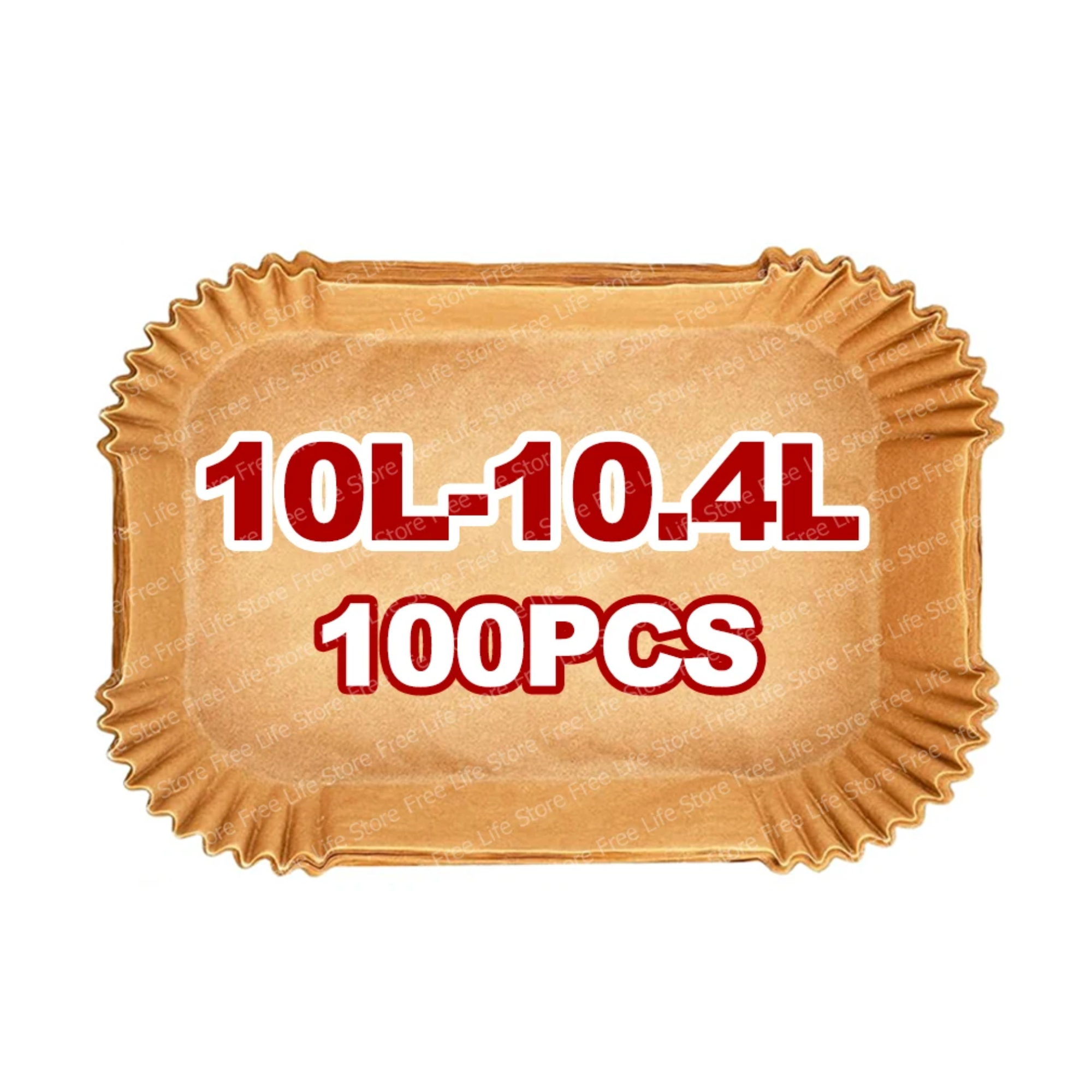 100 Papiers cuissons pour COSORI - Twinfry 10L pour Grand et petits bac