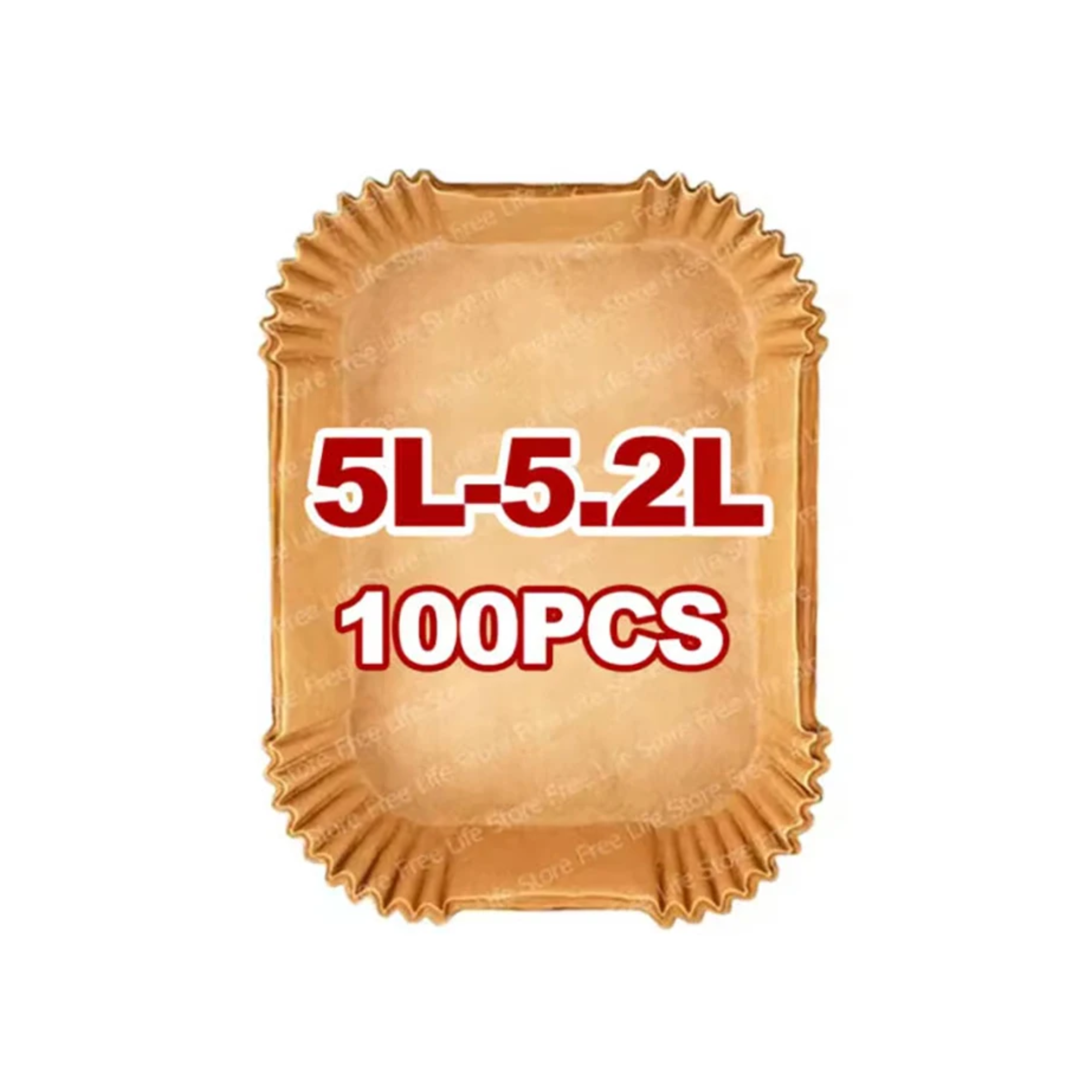 100 Papiers cuissons pour COSORI - Twinfry 10L pour Grand et petits bac