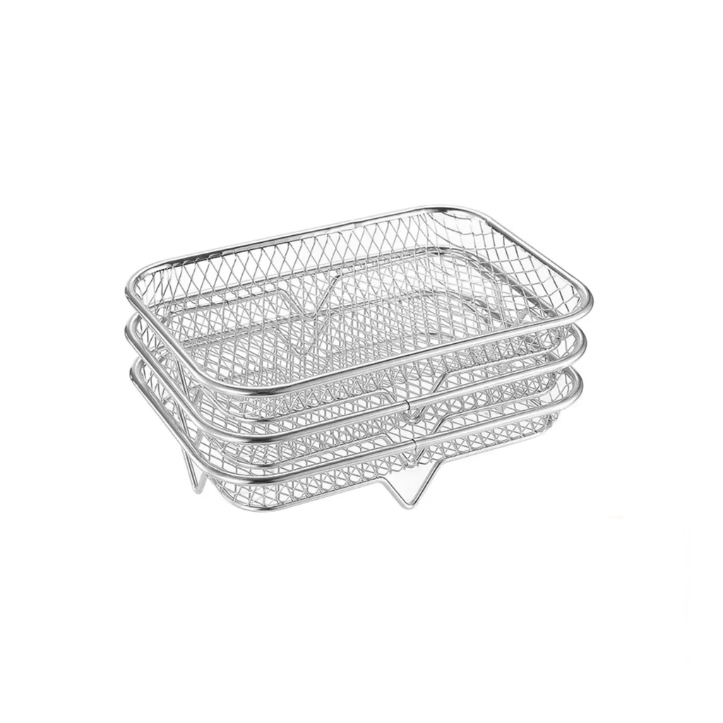 3 Grilles de cuisson INOX pour MOULINEX - Eazy Fry Dual Flex 9L