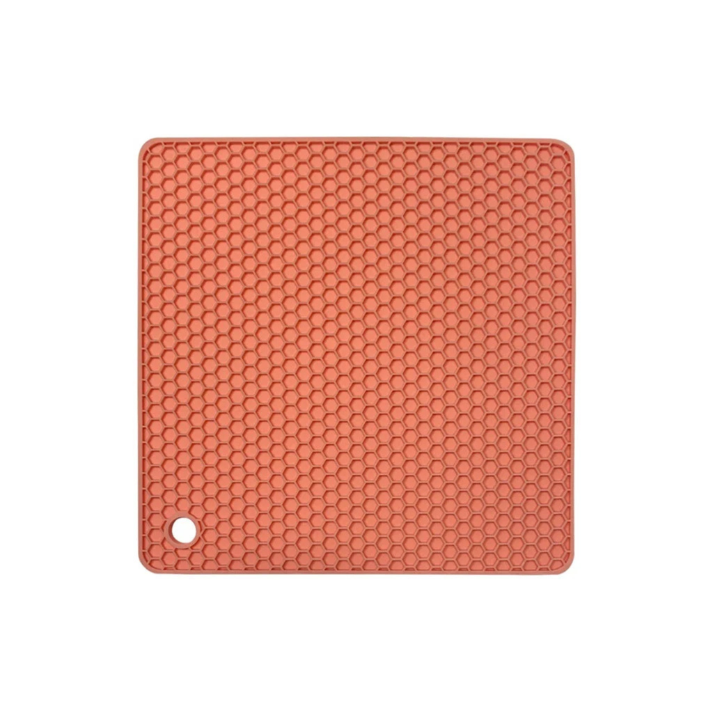 Tapis Silicone Résistant Chaleur Antidérapant pour bac AirFryer (18x18cm)
