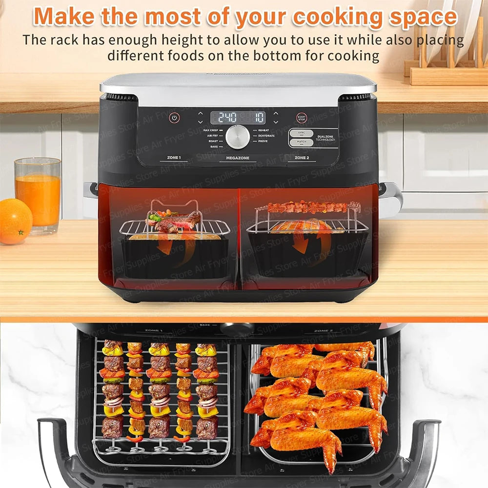 2 grilles + 4 brochettes COSORI - Twinfry 10L