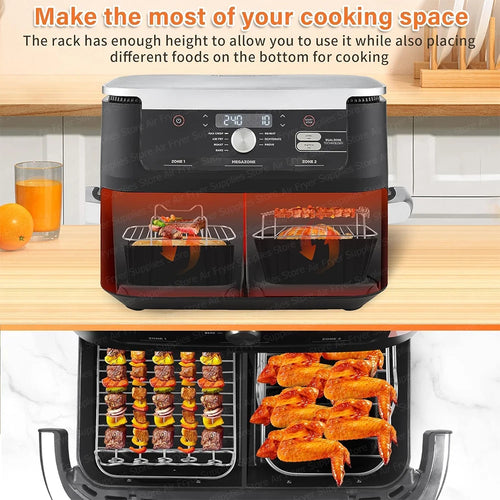 2 grilles + 4 brochettes NINJA - Food flex 10.4L