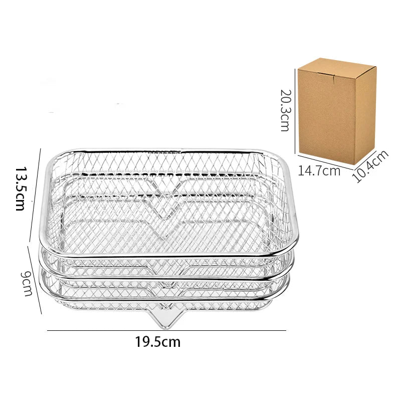 3 Grilles de cuisson INOX pour NINJA - Double stack 9.5L