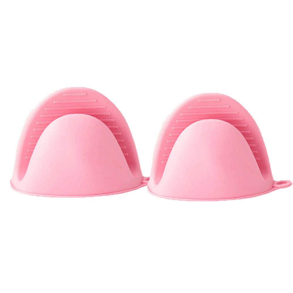 Pince / Gants silicone / Porte-plats - pour tous les Airfryer - bleu ou rose (Accessoires vendus séparément)