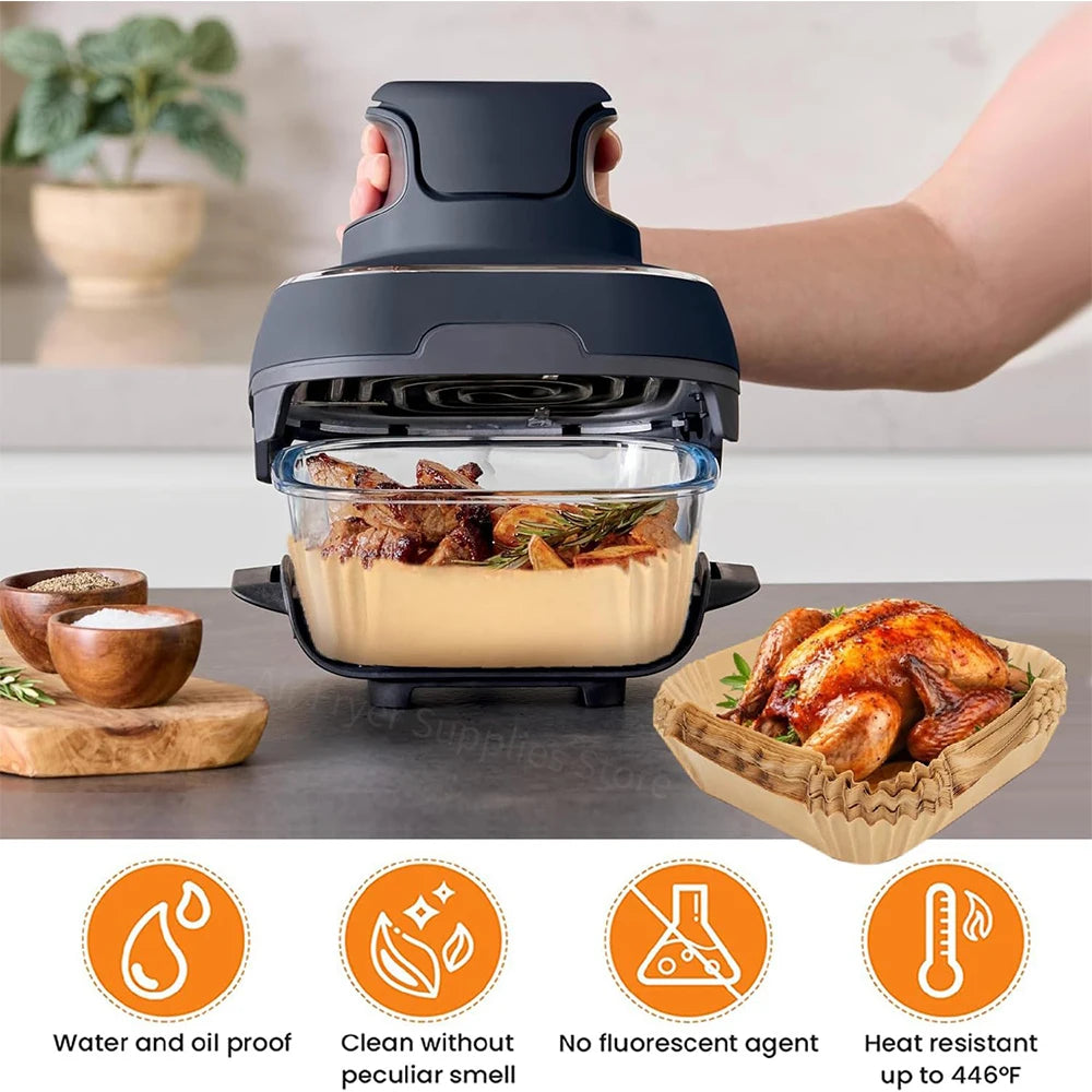 2 Formats papier cuisson NINJA - Crispi 3.8L