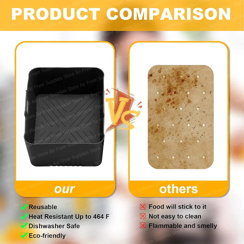 2 Bacs en silicone COSORI - Twinfry 10L