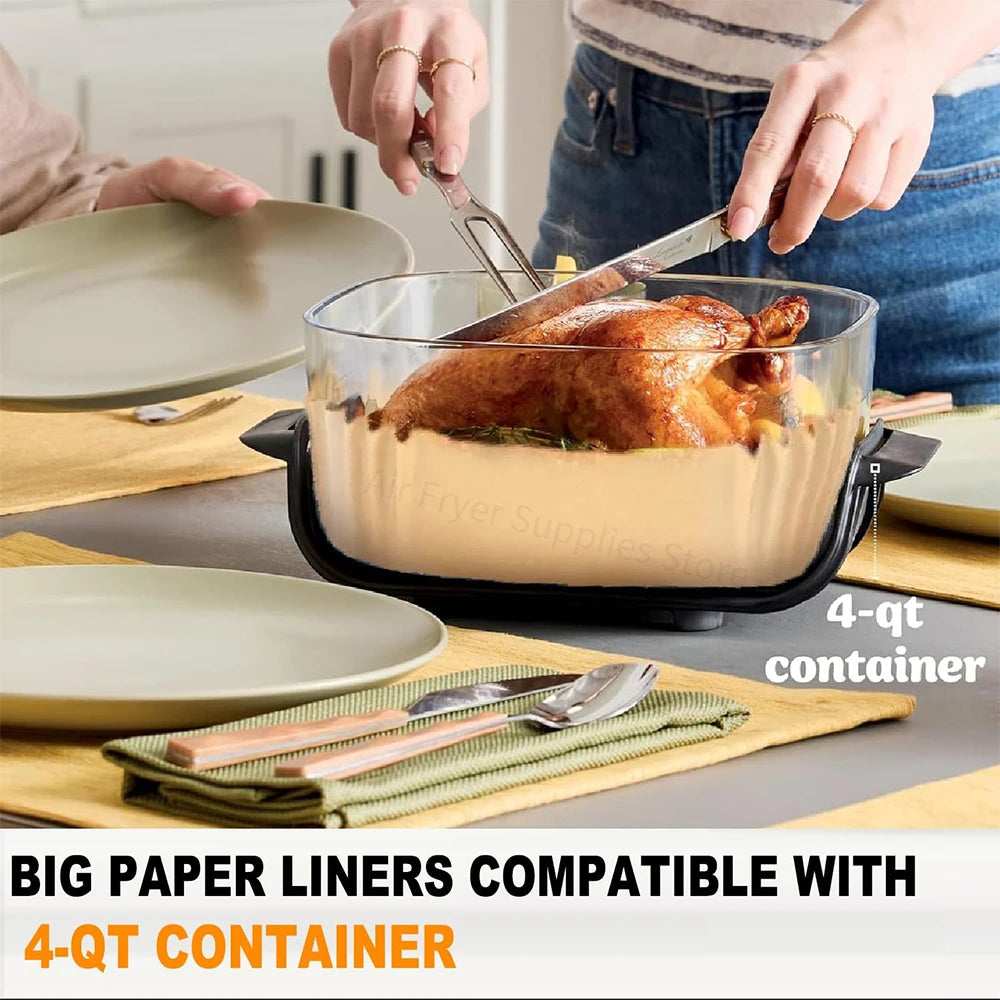 2 Formats papier cuisson NINJA - Crispi 3.8L