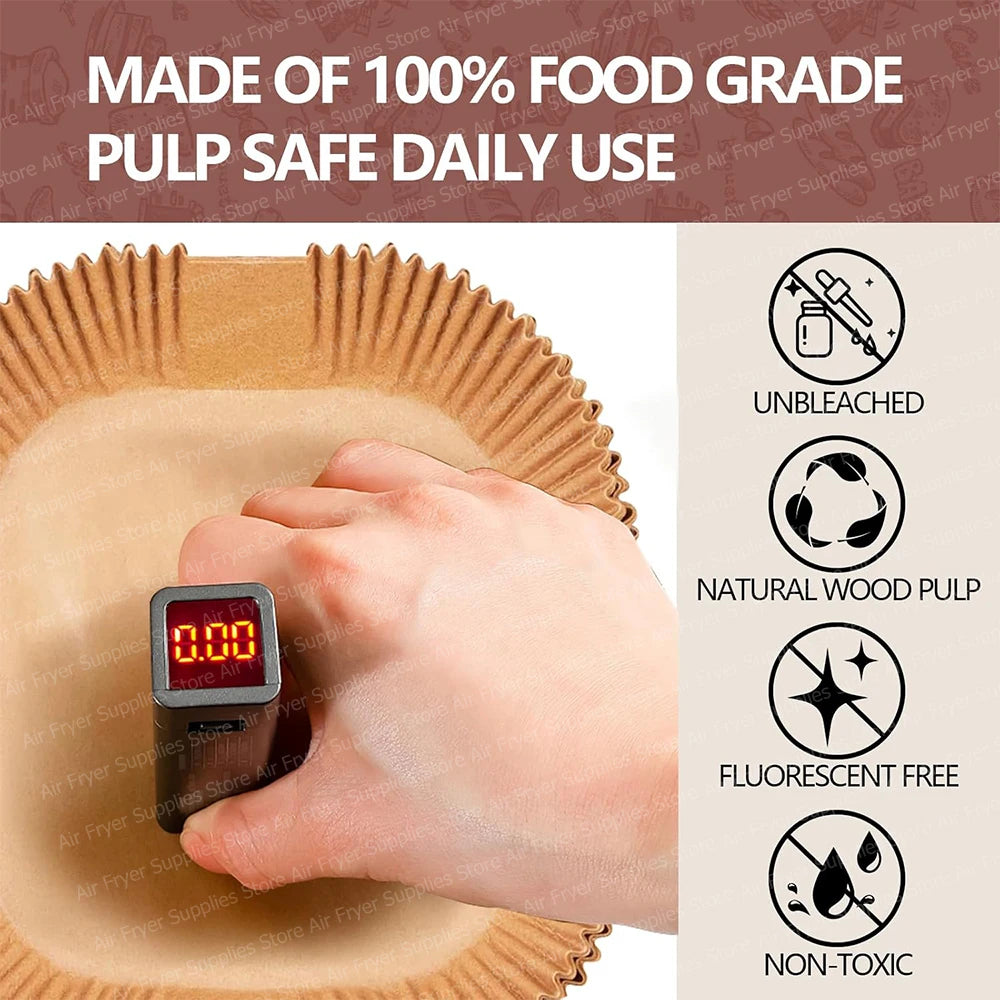 100 Papiers cuissons pour COSORI - Iconic Single 6.2L