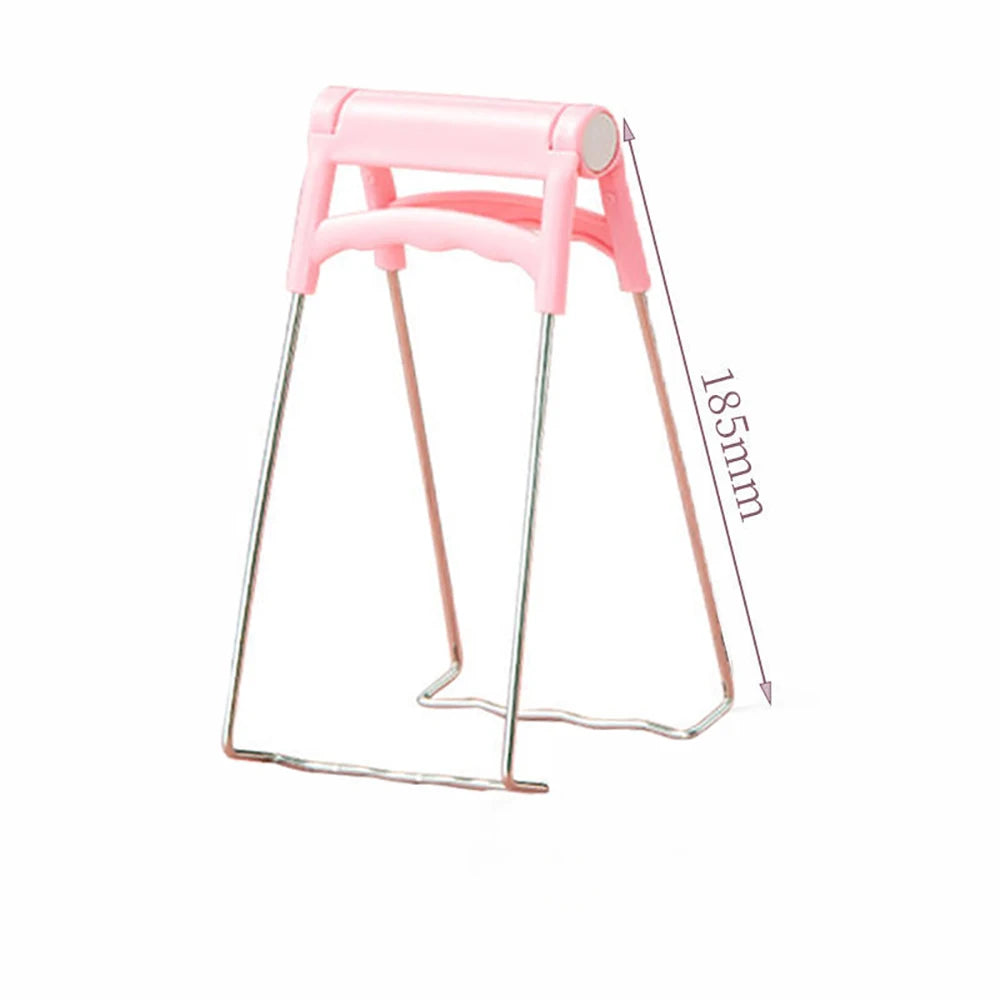 Pince / Gants silicone / Porte-plats - pour tous les Airfryer - bleu ou rose (Accessoires vendus séparément)