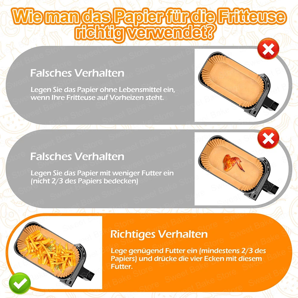 2x100 Papiers cuissons pour Philips - serie 3000 9L