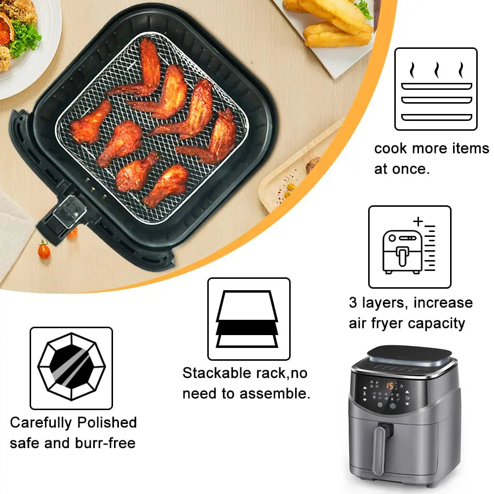 3 Grilles de cuisson pour PHILIPS - Série 3000 6.2L