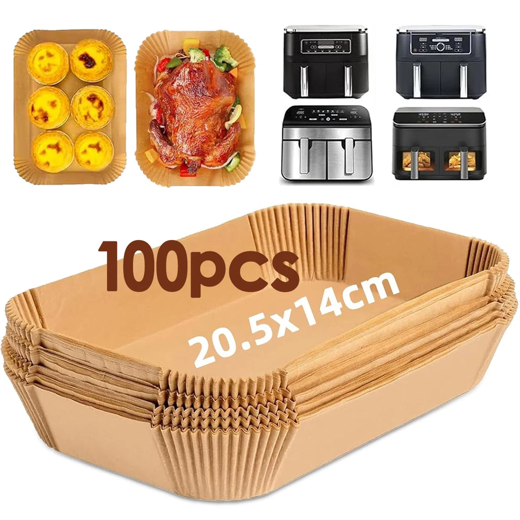 100 Papiers cuissons pour NINJA - Dual zone 7.6L