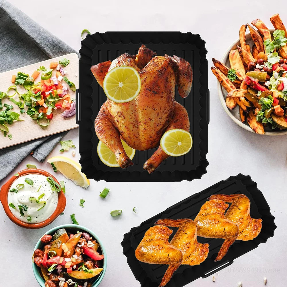 2 bacs silicone toutes cuissons pour Philips - serie 3000 Double bac 9L