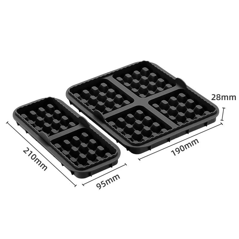 Moule à Gaufres en Silicone pour MOULINEX - Easy Fry Dual XXL 11L