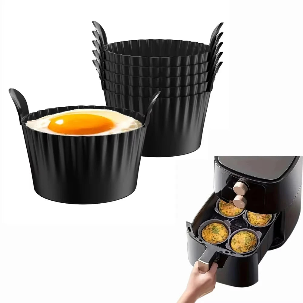 6 petits moules silicone pour tous les Airfryer