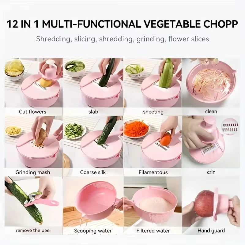 Coupe-Légumes Multifonction 9 en 1
