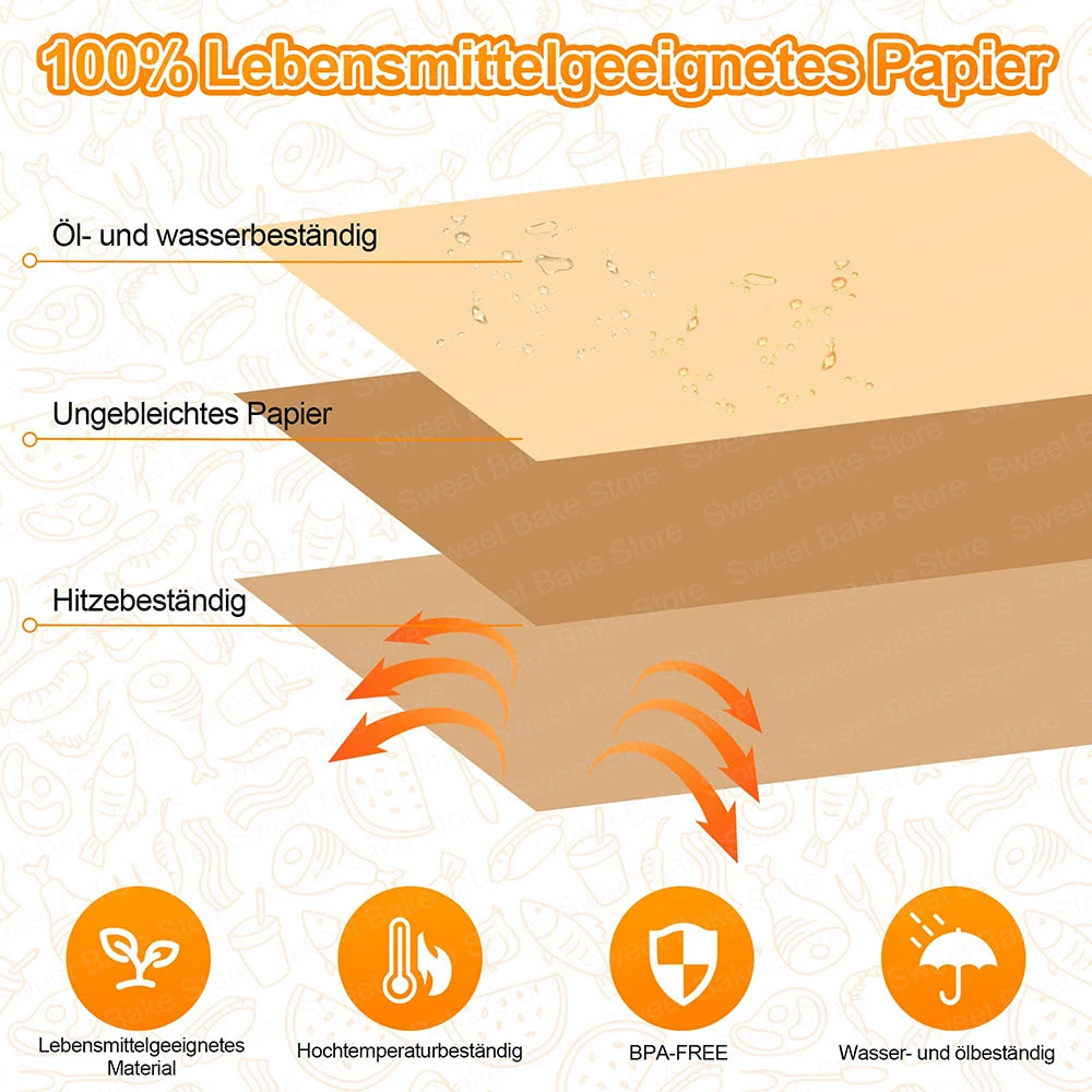 2x100 Papiers cuissons pour Philips - serie 3000 9L