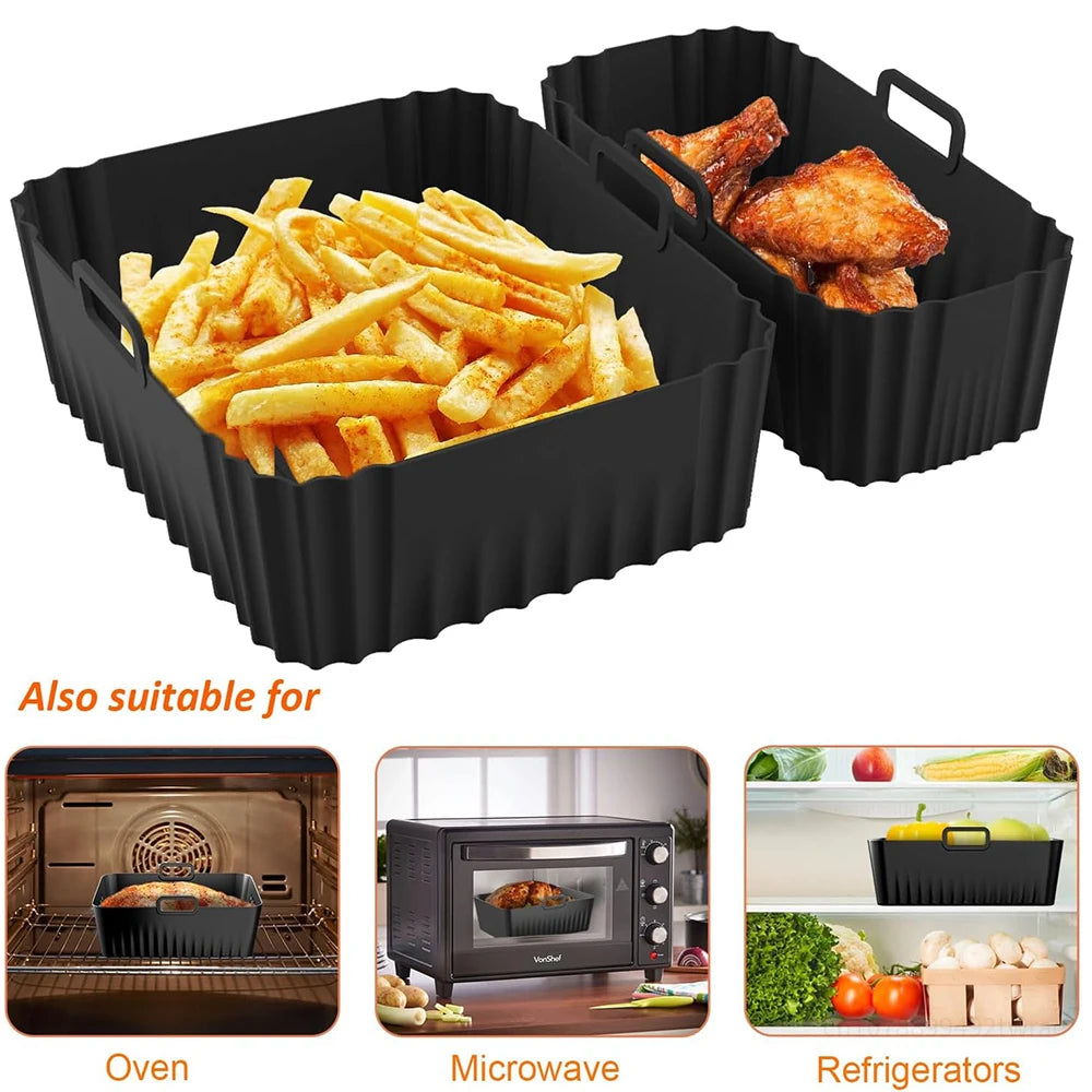 2 bacs silicone toutes cuissons pour Philips - serie 3000 Double bac 9L