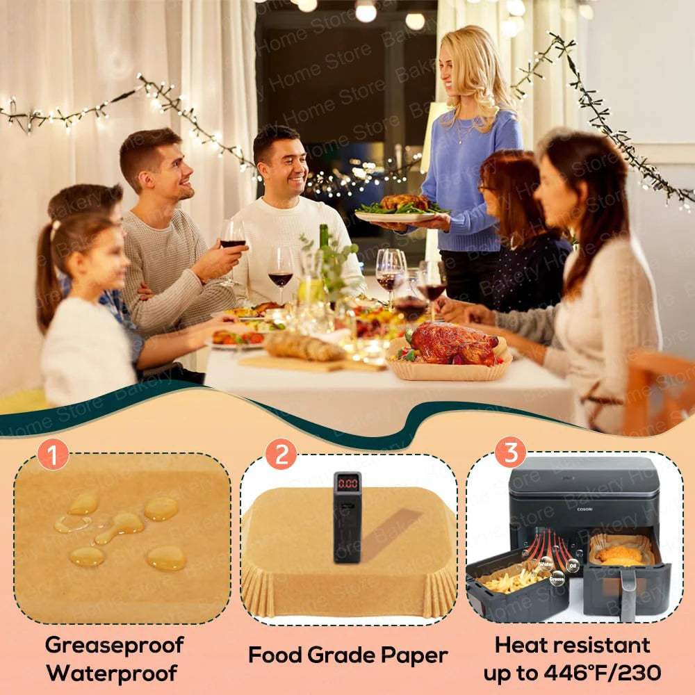 100 Papiers cuissons NINJA - Double stack 9.5L