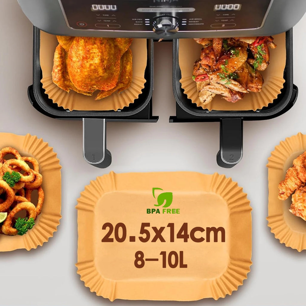 100 Papiers cuissons pour NINJA - Dual zone 7.6L