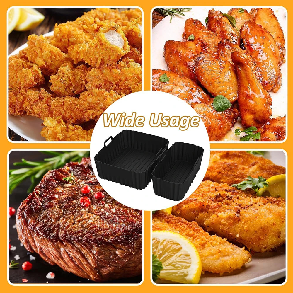 2 bacs silicone toutes cuissons pour Philips - serie 3000 Double bac 9L