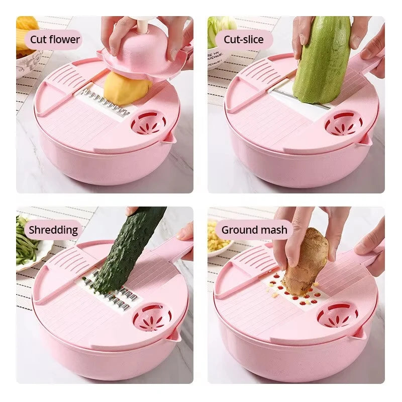 Coupe-Légumes Multifonction 9 en 1