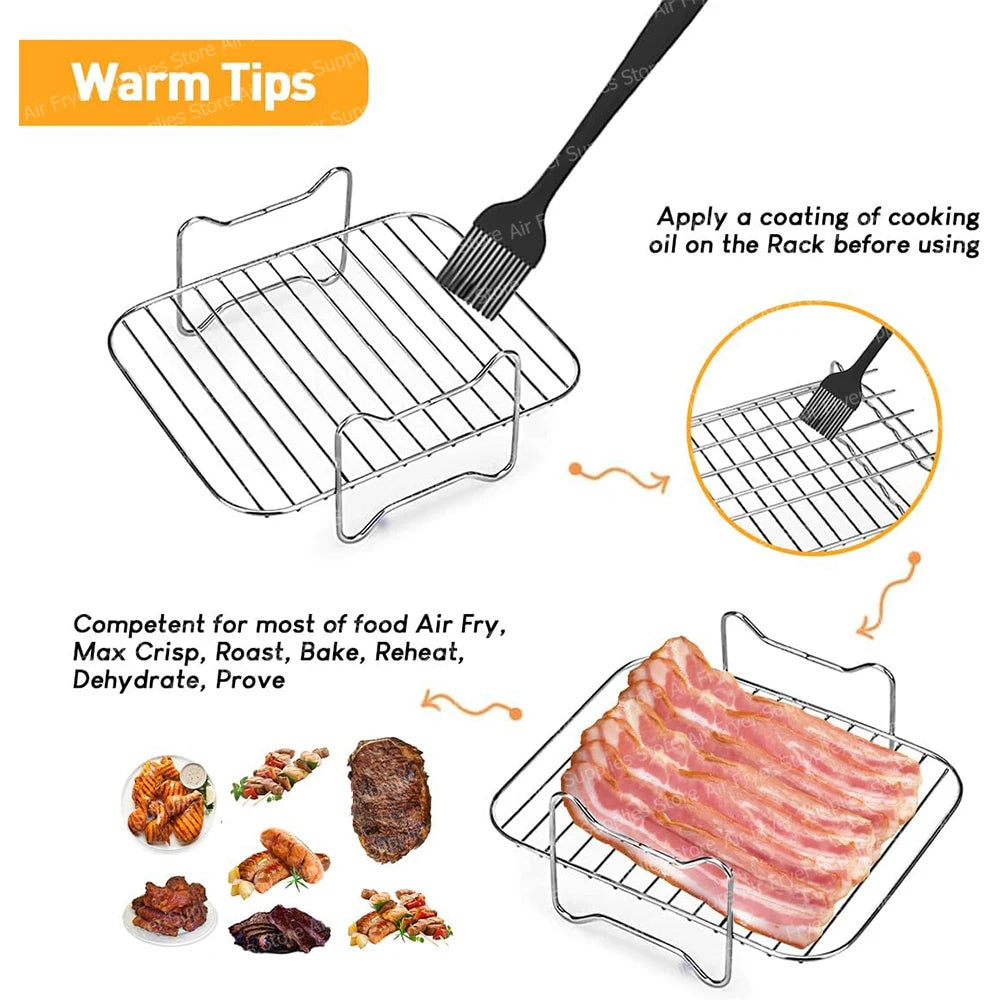 2 grilles + 4 brochettes COSORI - Twinfry 10L