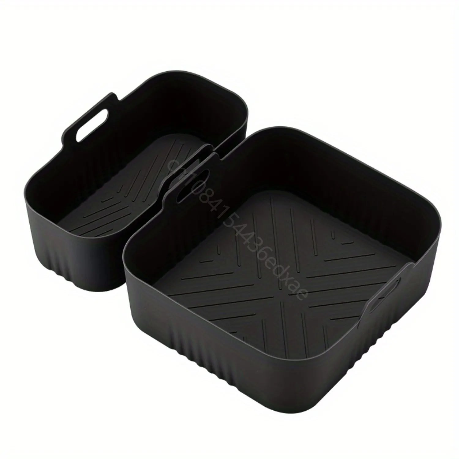 2 Bacs en silicone toutes cuissons pour MOULINEX - Easy Fry Dual XXL 11L